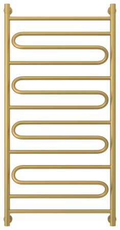 Полотенцесушитель водяной "ЭЛЕГИЯ+" 1200х600 (Матовое ЗОЛОТО), артикул 032-0205-1260