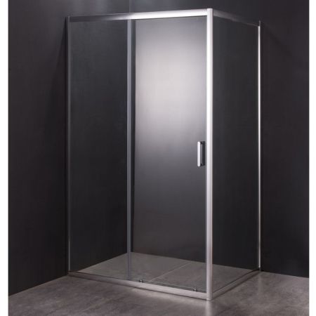 Душевая перегородка Orange E03-080TCR 80 профиль Хром стекло прозрачное