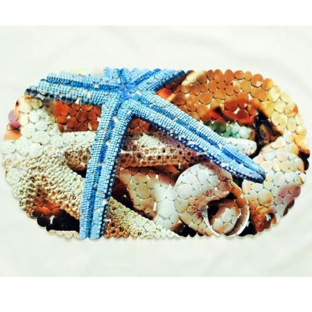 Коврик для ванны Fora 68х36 FOR-SPA07 Морская звезда, артикул FOR-SPA07