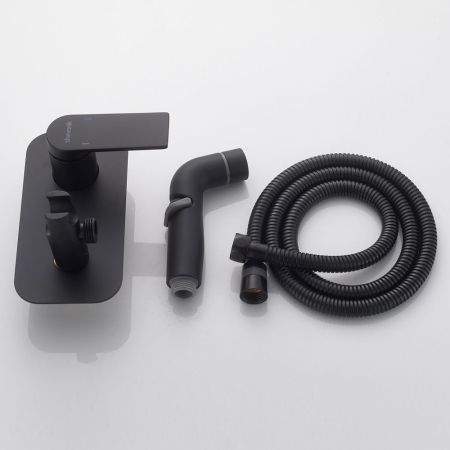 Гигиенический душ со смесителем Shevanik S4105H, черный