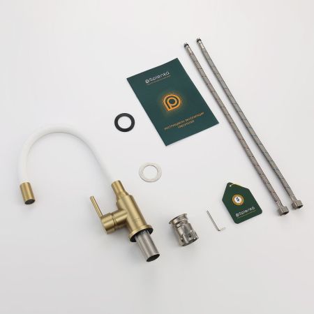 Смеситель для кухни Splenka S201.4408.03, золотой сатин