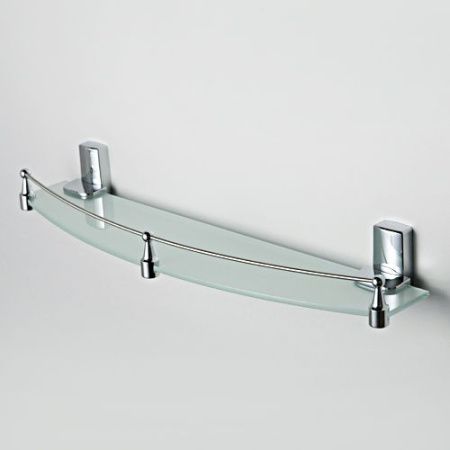 Стеклянная полка WasserKRAFT Leine K-5044 Хром Стеклянная полка WasserKRAFT Leine K-5044 Хром