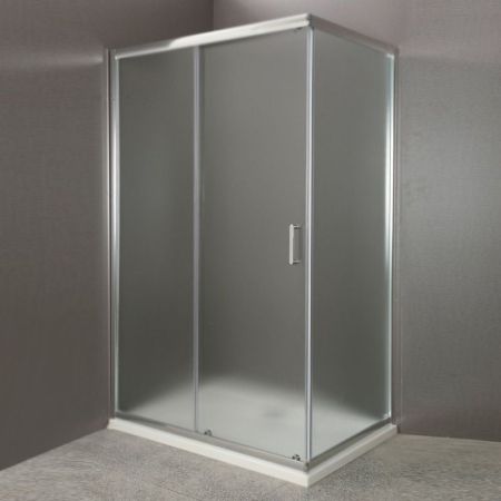Душевой уголок BelBagno Uno AH-1 110x80 профиль Хром стекло прозрачное, артикул UNO-AH-1-110/80-C-Cr