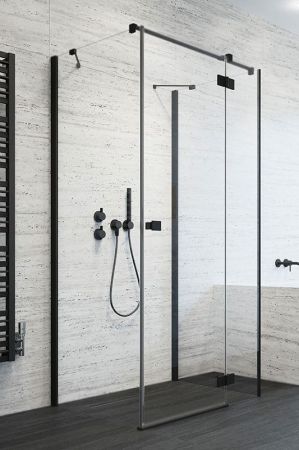 Дверь душевого уголка Radaway Essenza New KDJ+S 90 L профиль Хром стекло прозрачное, артикул 385020-01-01L