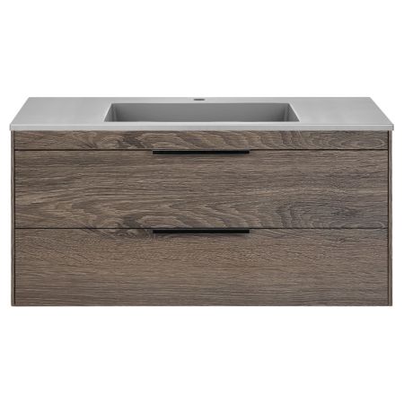 База под раковину Chiara 2D 1000 подвесная, 2 выкатных ящика soft-close, R.Oak, артикул VMC-2C2100RO