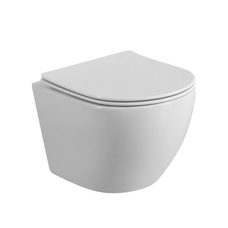 SFERA-TOR Чаша унитаза подвесного безободкового, смыв TORNADO BB046CH-TOR, артикул BB046CH-TOR