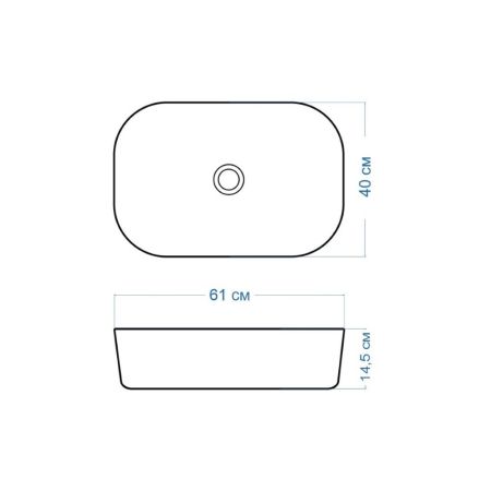 Раковина чаша Maretti FL13NS66-844, белая, артикул FL13NS66-844