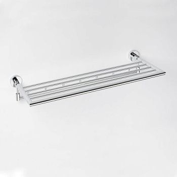 Полочка OMEGA для полотенец с крючками, 270x650 мм