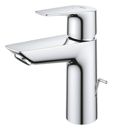 Смеситель для раковины GROHE BauEdge с рычажным донным клапаном, размер M, хром (23759001), артикул 23759001