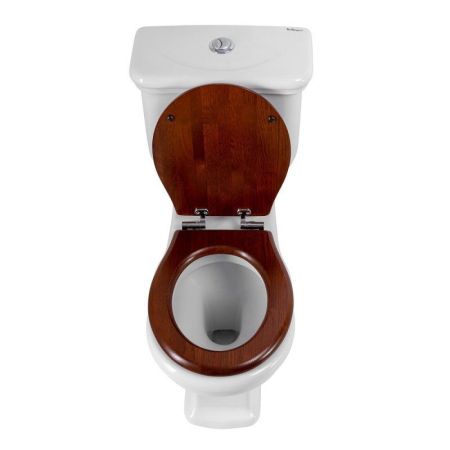 Унитаз-компакт с горизонтальным выпуском воды BELBAGNO BOHEME P-TRAP, артикул CZR-360W-BR