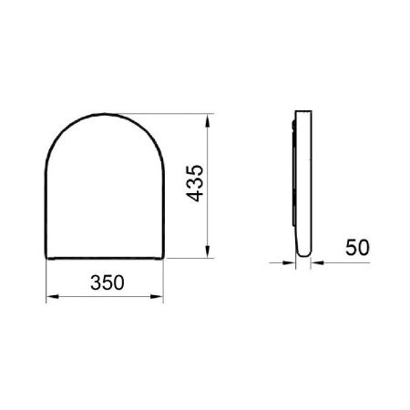 Сиденье с крышкой и микролифтом GURAL Uno 53 / SOLE
