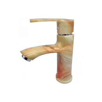 Смеситель для раковины Plstart PL1003-30, хром/мрамор