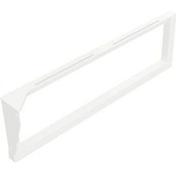 HOTEL Консоль для умывальника с полотенцедержателем 490 мм, белая, максимальная нагрузка 50 кг, левая