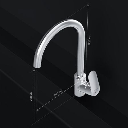 F8007100 Like смеситель для кухни, хром, шт., артикул F8007100