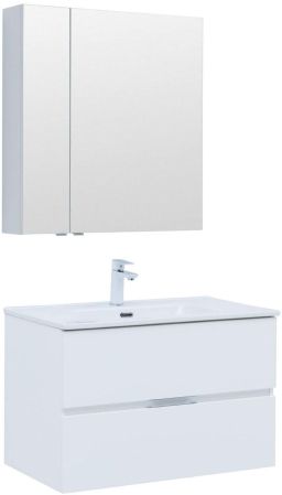 Мебель для ванной Aquanet Алвита New 80 2 ящика, белый матовый, артикул 00274206