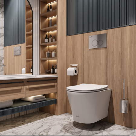 Унитаз ADIGE Aria MW подвесной, матовый белый Cerutti SPA CT9245, артикул CT9245