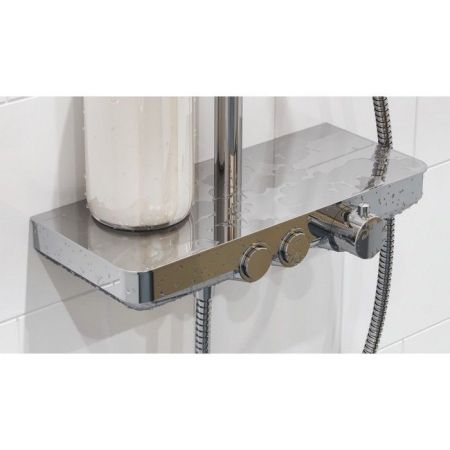 Система для душа наружного монтажа EXCELLENT Rain Krotos AREX.8080CR (хром), артикул AREX.8080CR