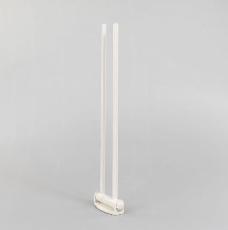 Stil Haus Hashi, полотенцедержатель двойной поворотный, цвет белый матовый, артикул HS16(24)