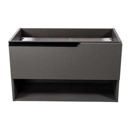 Комплект мебели Visobath Eleven, 1000 мм левый, цвет пепельный матовый лак (Ceniza), артикул 85607/Ceniza/EL