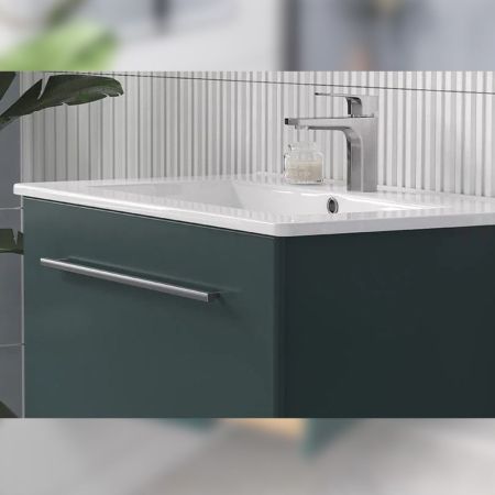 Тумба под раковину подвесная Velvex Posse tp.POS.OSK.85.1Y верде, 85 см, артикул tp.POS.OSK.85.1Y верде