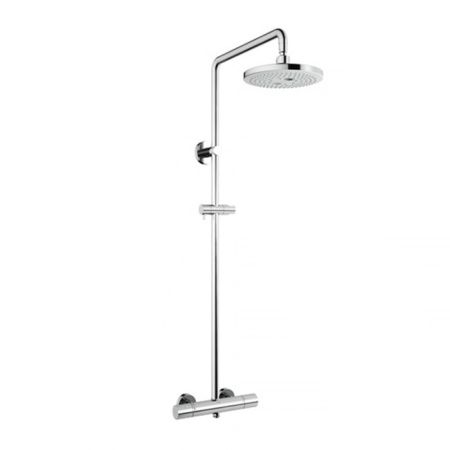 TOTO SHOWERS Душевая стойка, 220x586x1200мм, с термостатическим смесителем, SMA, Comfort Wave, Warm Spa, цвет: хром (без шланга и ручного душа)