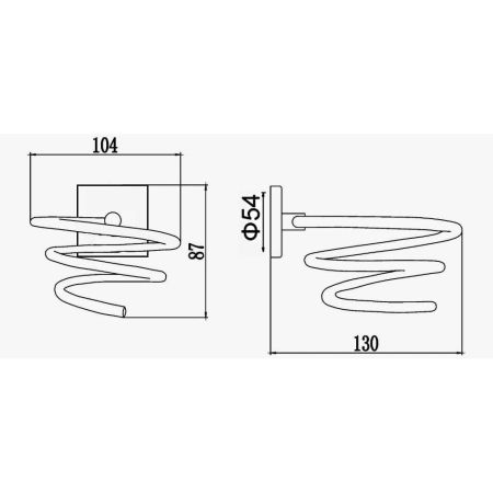 Держатель фена D-Lin D234222, черный