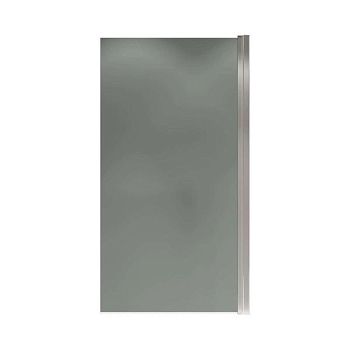 Шторка на ванну распашная Terminus Ното 150х70 тонированная, хром