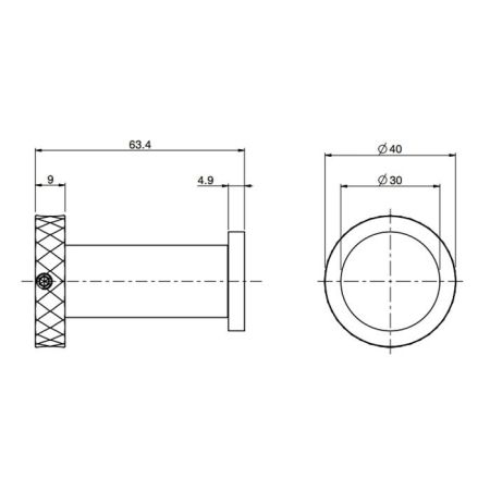 Fima Carlo Frattini Accessori Крючок, подвесной, цвет: чёрный матовый, артикул F6004T/1GNS