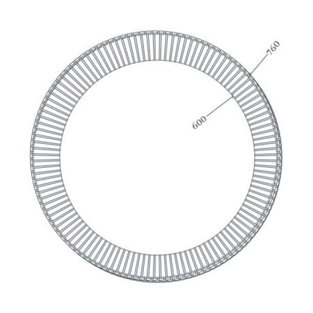 Artceram Зеркала Зеркало LORD керамическая рама с подсветкой Ø 76, цвет белый, артикул ACS018 01 00