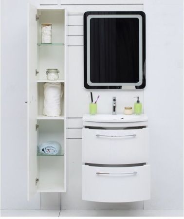 Шкаф-пенал De Aqua Тока 1S 30 L белый, артикул 00167317