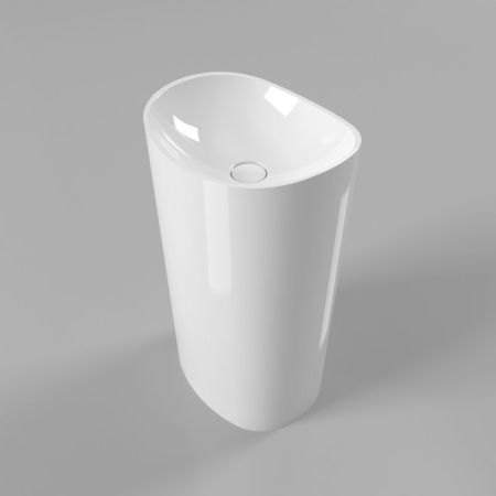 Умывальник WHITECROSS Stella 50x40 (белый глянец) иск. камень