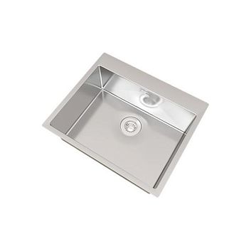 Кухонная мойка Florentina ЛОГИКА-НМ LHM.600.510.B.10.S.10, нержавеющая сталь
