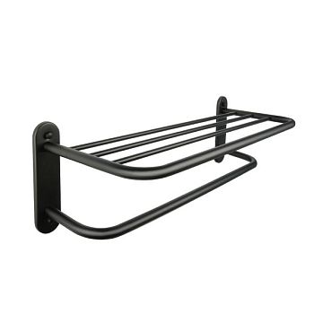 Полка для полотенец FIXSEN HOTEL FX-31015B, черный