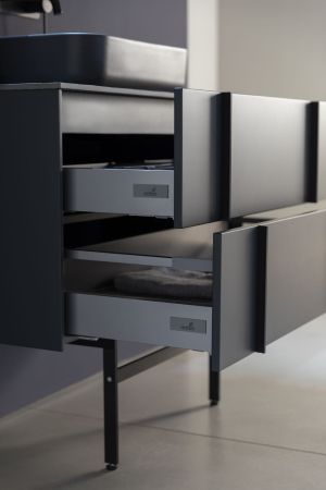 Ножки для мебели Allen Brau Reality 90 1.320A13.BB черный браш, артикул 1.320A13.BB