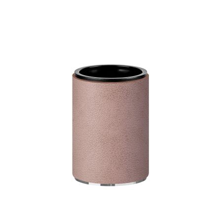 ADJ Стакан для зубных щеток, D7xH10 см., цвет:chrome/пепельная роза, артикул 4941.chrome/07