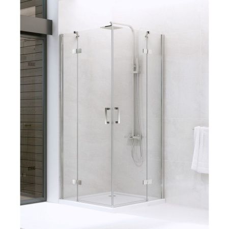 Душевое ограждение NEW TRENDY NEW RENOMA 2D 80x90x195 D-0103A/D-0108A (хром)