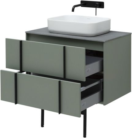 Тумба под раковину Allen Brau Reality 80 1.32005.CGM олива матовый, артикул 1.32005.CGM