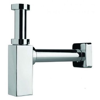 Сифон для умывальника 5/4 "квадратная труба, латунь