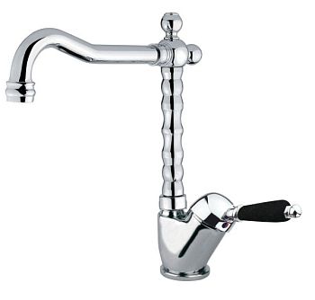 Смеситель для раковины Fiore IMPERIAL BLACK 89CR2245, хром