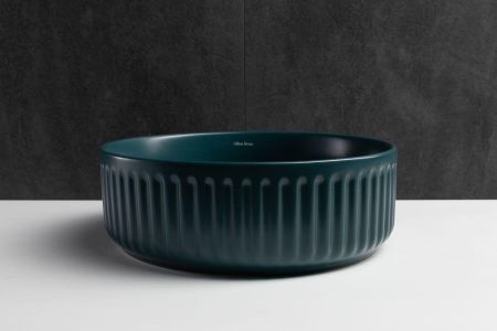 Раковина накладная Allen Brau Fantasy Line 36 4.11032.PT петроль, артикул 4.11032.PT