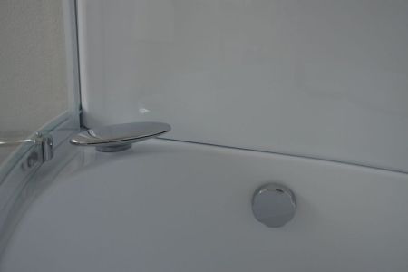 Душевая кабина Royal Bath  RB 140ALP-T (прозрачное) левая, артикул RB140ALP-T-L