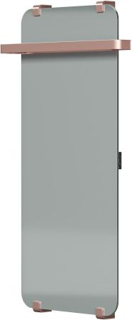 Полотенцесушитель электрический Allen Brau Infinity 100x44 с рейлингом 2.0 и креплением, медь браш, артикул 00325651