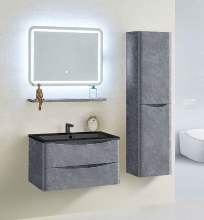 Тумба под раковину Vincea Roberta VMC-1R800MS подвесная Stone, артикул VMC-1R800MS