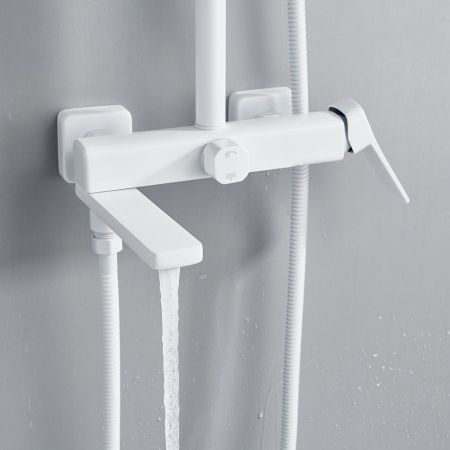 Душевая система Shevanik S9936C, белый