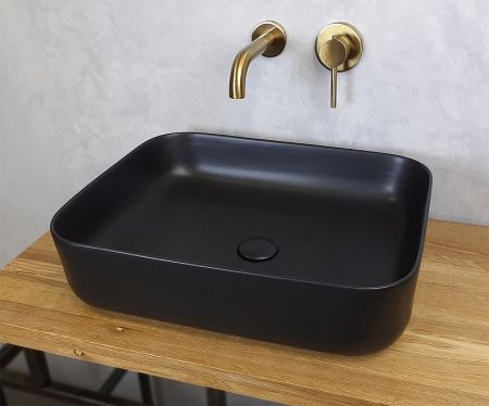 Раковина-чаша Bronze de Luxe Scandi 50 6127-BM Черная матовая