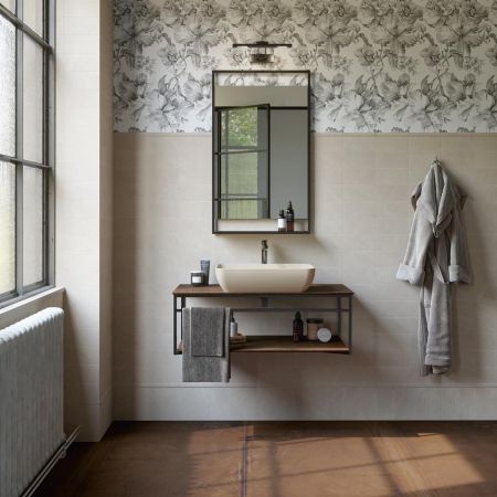 Раковина PLAZA накладная 55, песочная матовая, артикул PLR.wb.55\SAN