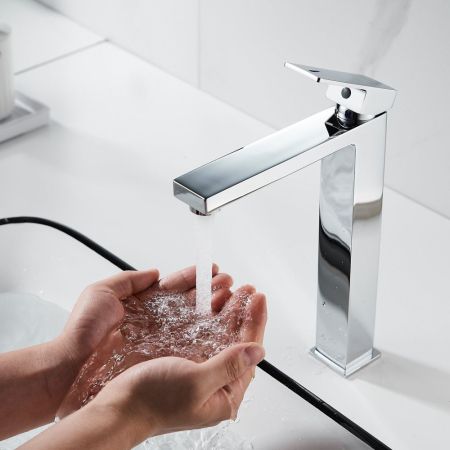 Смеситель для раковины Shevanik S9611, хром