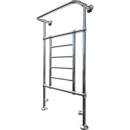 Полотенцесушитель водяной Bronze de Luxe Омега Люкс 900x600 Хром