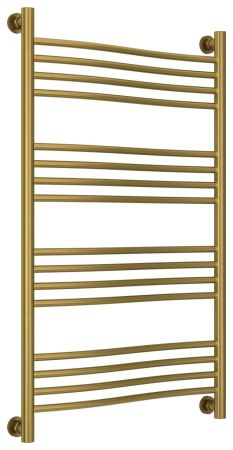 Полотенцесушитель водяной "ФЛЮИД+" 1000х600 (Состаренная Латунь), артикул 051-0222-1060