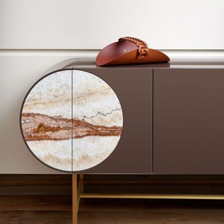 Colombo Adj Открытая корзина для СПА Riviera, 48x28 см, цвет: бордо/коньяк